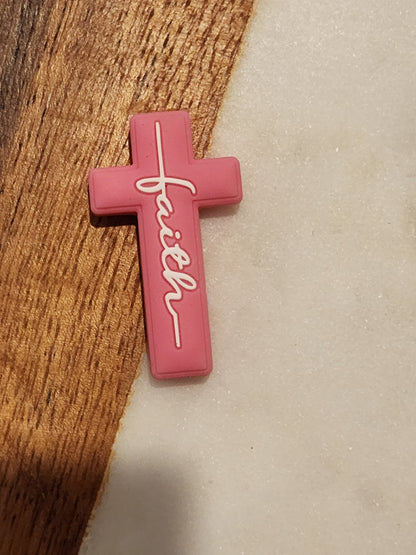 Faith custom exclusive silicone religious cross bead-Bin A