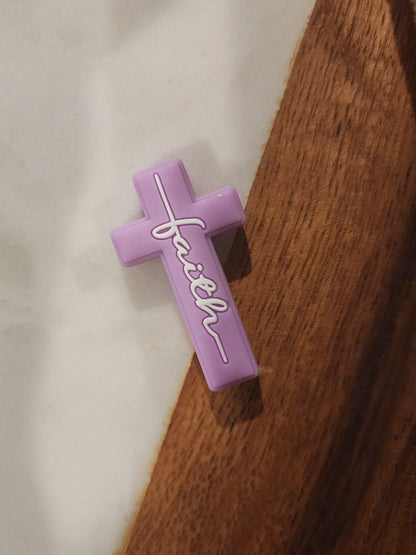 Faith custom exclusive silicone religious cross bead-Bin A