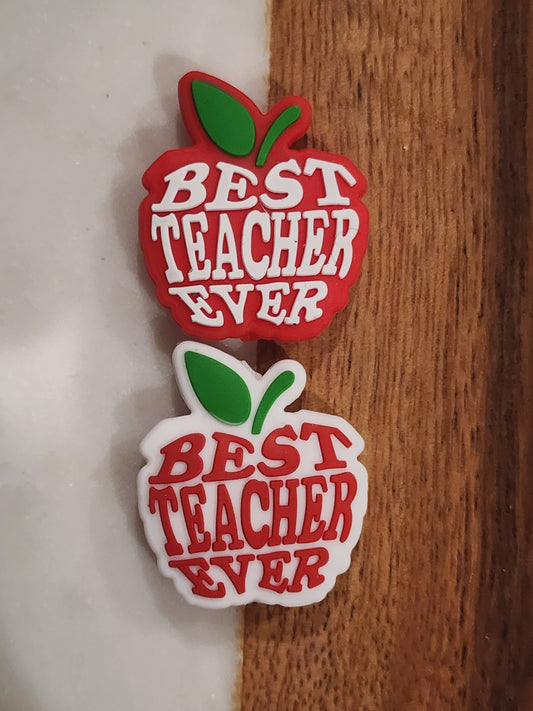 Red teacher apple best teacher ever